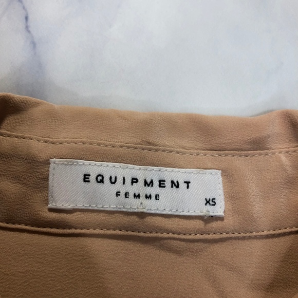 Equipment Coral Blush Diem Clean Two Tone Blouse - Picture 7 of 8